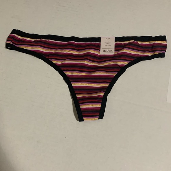 Auden Other - New Auden XL striped cotton thong
